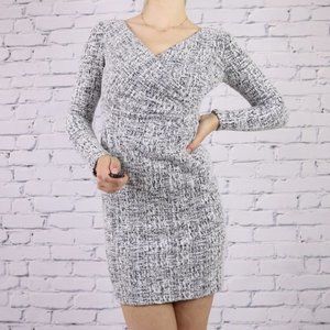 Lauren Ralph Lauren petite tweed wrap dress c1